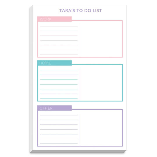 Organizer Tabs List Notepads